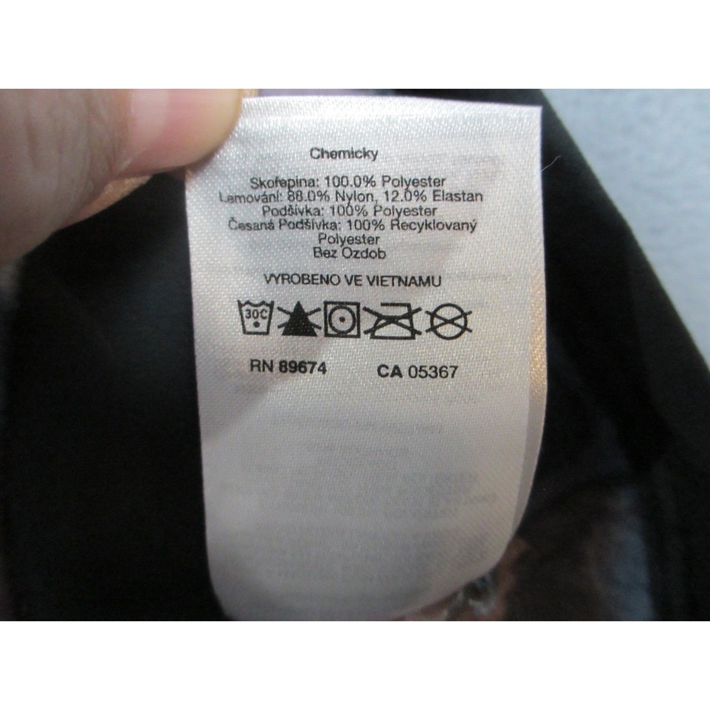 Mountain Hardwear Jacket Womens Medium Black Purple Hooded Southpass Fleece - Picture 6 of 11